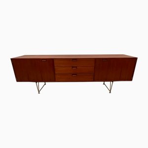Niederländisches Sideboard aus Teak & Messing von William Watting für Fristho, 1955