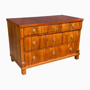 Commode à Tiroirs Biedermeier en Merisier, 1810s