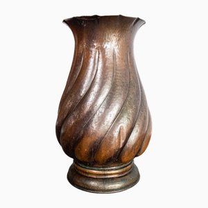Italian Copper Amphora Vase, 1940s