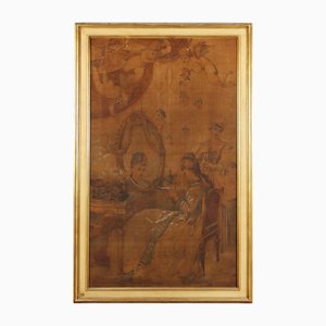 Genre Scene, 1700s-1800s, Grass Juice Painting