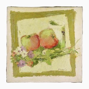 Franco Marzilli, Still Life, Oil Painting, 1970s