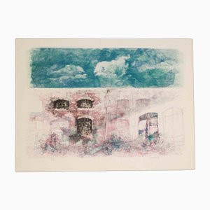 Renzo Vespignani, Untitled, Lithograph, 1990