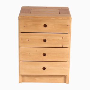 vintage Drawer Cabinet in Pine by Charlotte Perriand for Les Arcs, 1960s