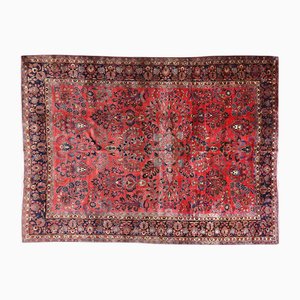 Middle Eastern Sarough Hand-Knotted Rug