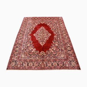 Antique Middle Eastern Hand-Knotted Sarough Rug