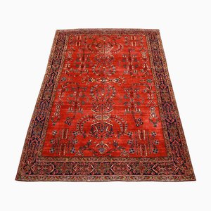 Middle Eastern Hand-Knotted Sarough Floral Pattern Rug