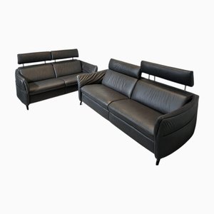 Canapés en Cuir de Himolla, Set de 2