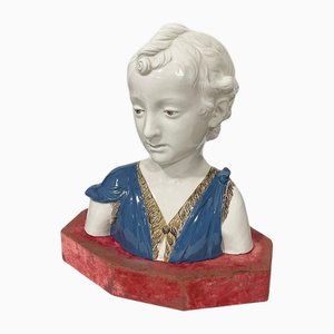 Italian Artist, Bust of John the Baptist, 1900, Terracotta