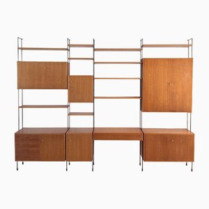 Vintage Omnia Wandsystem aus Teak von Hilker