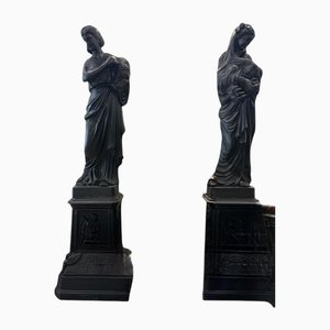 Grandes Sculptures de Jardin Seasons, 1970s, Set de 4