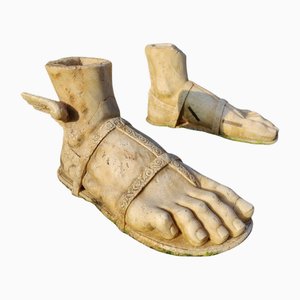 Italian Feet of Mercury, 1800s, Set of 2