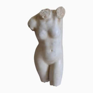 Italian Artist, Torso, 20th Century, Carrara Marble