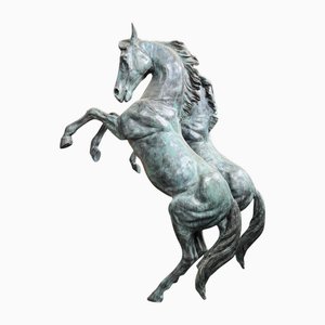 Chevaux en Bronze, Italie, Set de 2