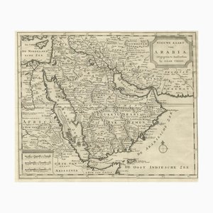 Mappa dell'Arabia Tirion, 1730