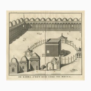 The Kaaba in Mecca, 1800s, Paper