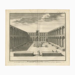 Caravanserai of Cachan, 1700s, Paper