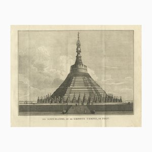 Pagode Shwemawdaw à Pegu, 1800, Papier