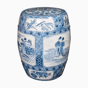 Pot de Fleurs en Forme de Tonneau Vintage, Chine, 1970