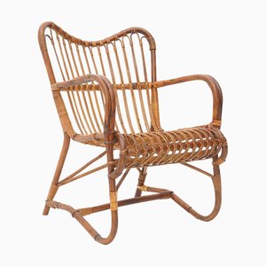 Armchair in Rattan, 1950s