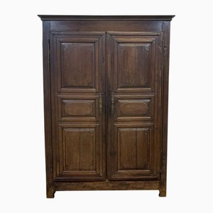 Armadio rustico in quercia, XIX secolo