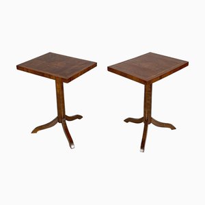 Tables Basses en Bois avec Marqueterie, Italie, 1700s, Set de 2