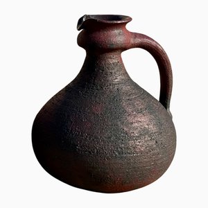 Große Studio Keramik Art Krug Vase von Gerhard Liebenthron, West-Germany, 1976