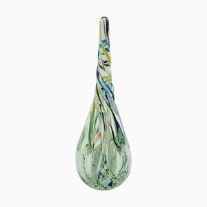 Vase Murano Twist Vintage, Italie, 1980