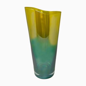 Vaso artigianale in vetro di Murano, Italia, anni '70