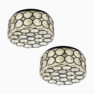Plafonnier ou Plafonnier Mid-Century en Verre de Limburg, Allemagne, 1960s