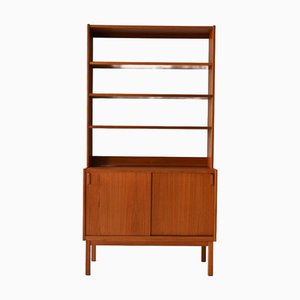 Scandinavian Bookcase in Teak by B. Fridhagen for Bodafors, 1960s