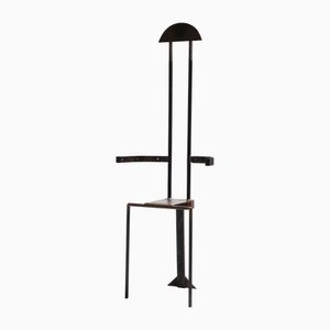 Chaise Sculpturale en Acier, 1980s