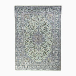 Middle Eastern Hand-Knotted Kashan Cork Rug in Wool