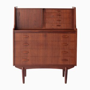 Segretario in teak, Danimarca, attribuita a Storgaard Nielsen Mobelfrabrik, anni '60