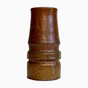 Brutalist Studio Ceramic Art Vase by Gisela Meyer-Kaufmann for Eulentöpferei Worbswede, West-Germany, 1970s