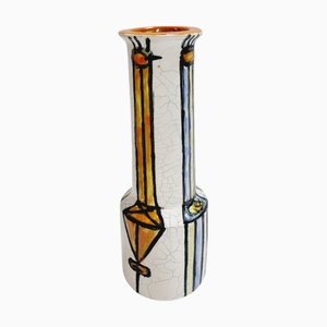 Vase Coloré en Céramique, 1970s