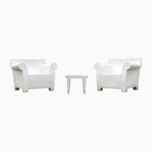 Bubble Club Outdoor Sitzgarnitur von Philippe Starck für Kartell, 3er Set