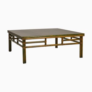 Table Basse en Bambou de McGuire, 1980s
