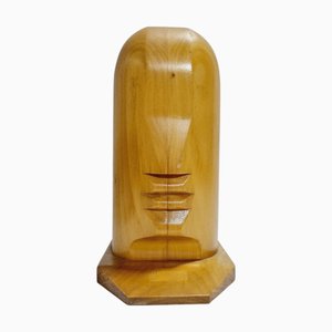 Vintage Industrial Sculpture Made of Wood, 1970s