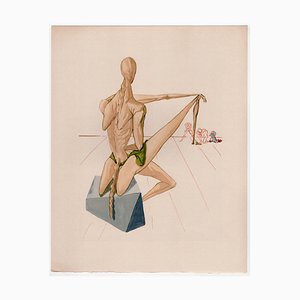 Salvador Dali, Minos, 1964, Gravure sur bois originale