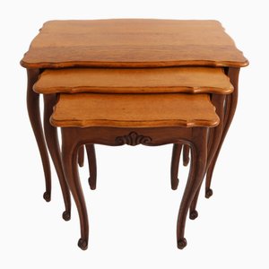 Tavoli ad incastro in stile Luigi XV, anni '60, set di 3