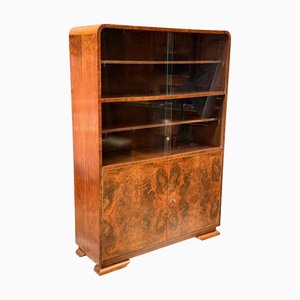 Art Deco Bücherregal von Bohemia, 1930er