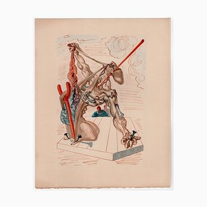 Salvador Dali, Mohammed, 1964, Gravure sur bois originale