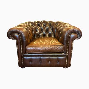 Vintage Chesterfield Gentleman's Club Chair, 1960s