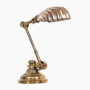 Lampe de Bureau Portable Antique en Laiton de Dugdills, 1890s