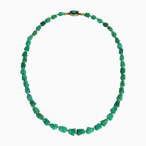 Vintage Turquoise and Sterling Silver Necklace by Erik Poul Fenster, Denmark, 1960s