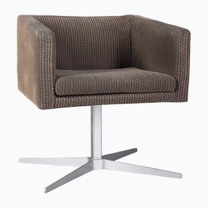 Sedia girevole Cubica in metallo e tessuto di Verzelloni, inizio XXI secolo