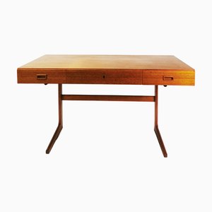 Bureau Moderniste en Teck attribué à Gorg Petersens Mobelfabrik, Danemark, 1960s