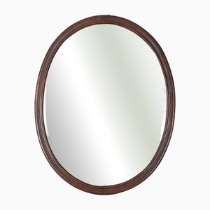 Italian Walnut Wall Mirror, 1960s