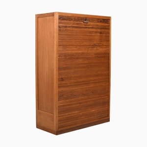 Tambour Door Cabinet by Hans J. Wegner for Plan Møbler, 1940s