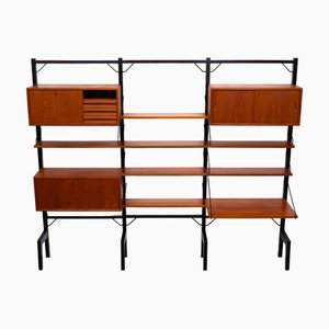 Sistema de pared Royal vintage de pie de Poul Cadovius para Cado, años 60